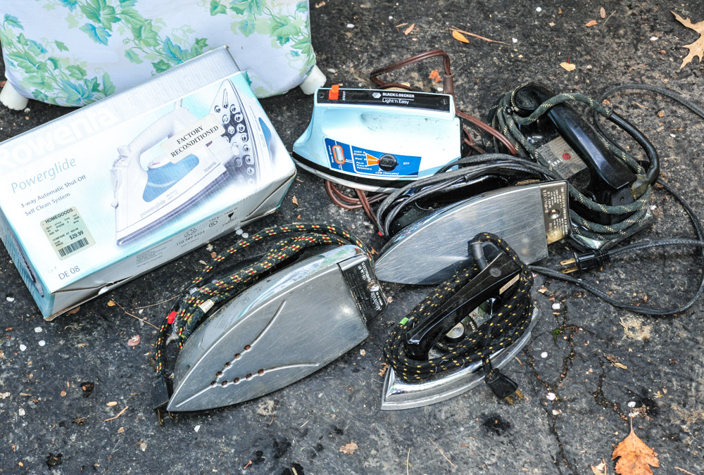 Collection of Vintage Clothing Irons