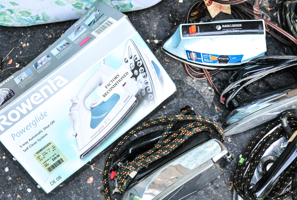 Collection of Vintage Clothing Irons