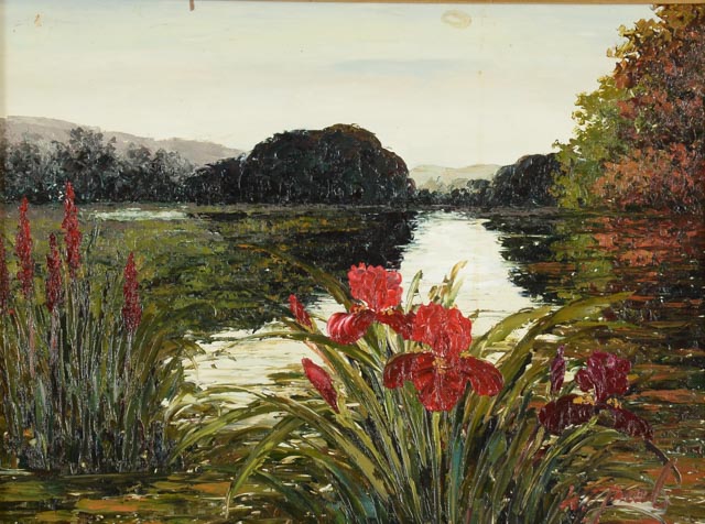 K. Paul Original Oil on Canvas Landscape