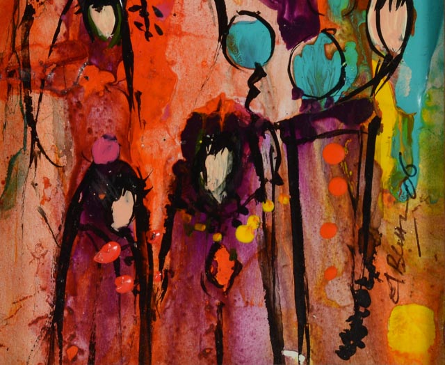 Johanna Littleton Original Acrylic on Board