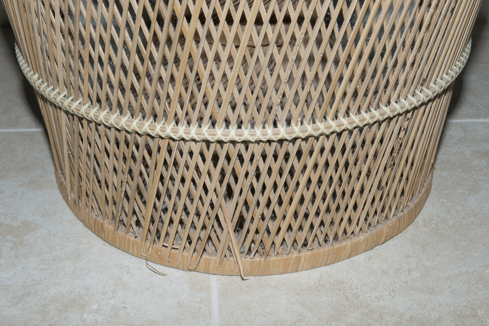Wicker Throne Chair