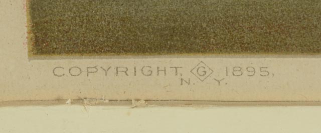 C. L. Van Vredenburgh 1895 Chromolithographs "A Yard of Cats"