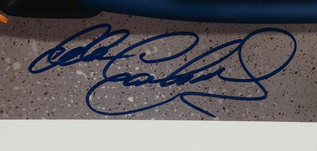 Dale Earnhardt Sr. Autographed Limited Edition Looney Tunes Print