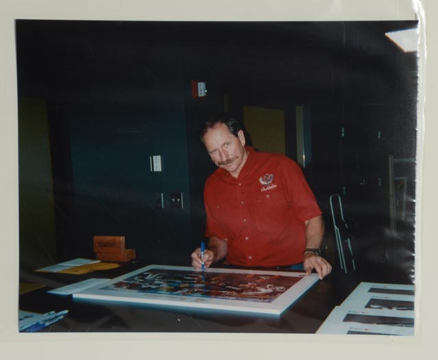 Dale Earnhardt Sr. Autographed Limited Edition Looney Tunes Print