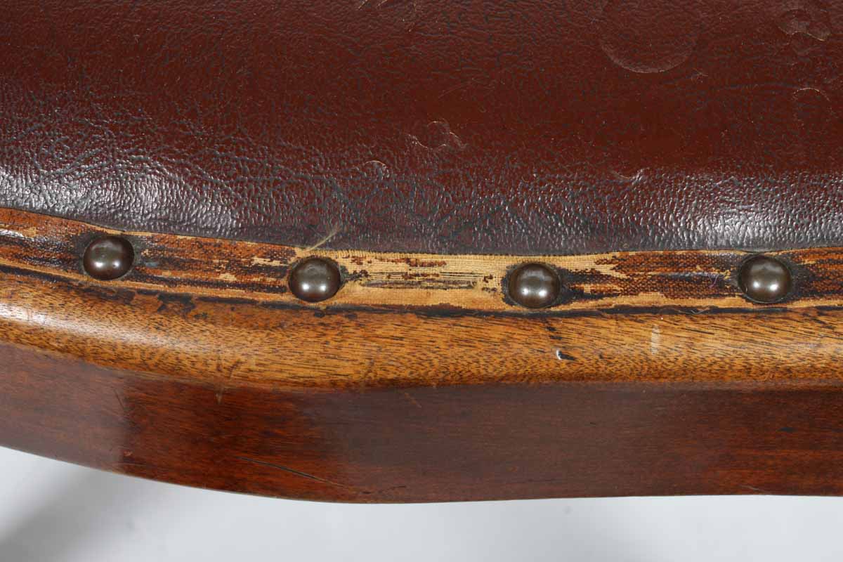 Antique Reclining Leather Dentist Chair