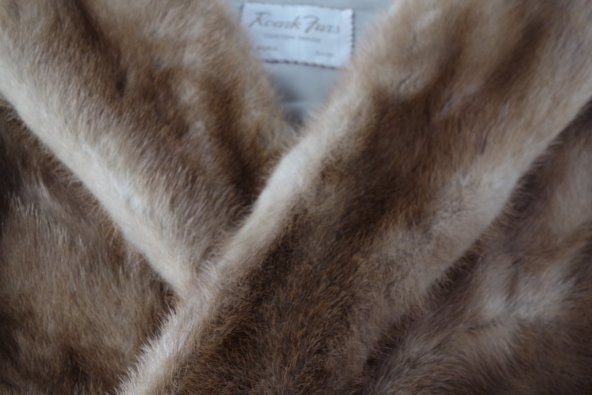 Vintage Custom Mink Fur by Roark Furs, Laura, Ohio