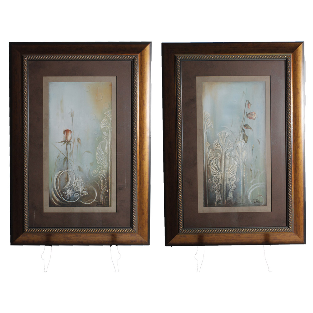 Pair of Oil Paintings Signed D. Pinto