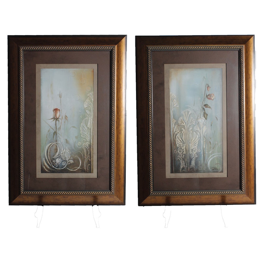 Pair of Oil Paintings Signed D. Pinto