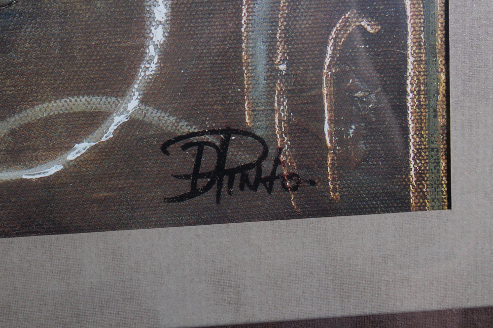 Pair of Oil Paintings Signed D. Pinto