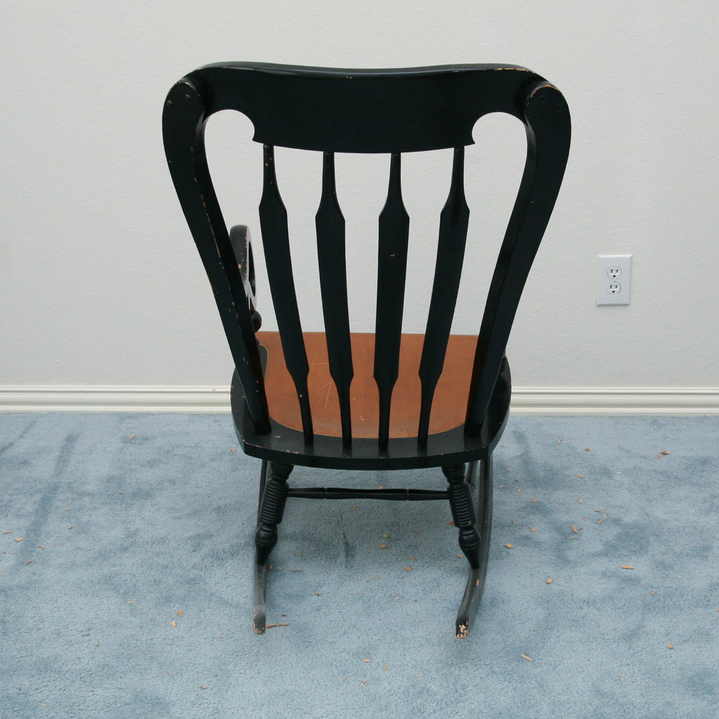 Vintage Hand-Painted Rocking Chair