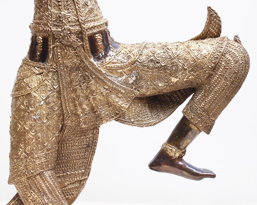 Vintage God Rama Thai Archer Statue