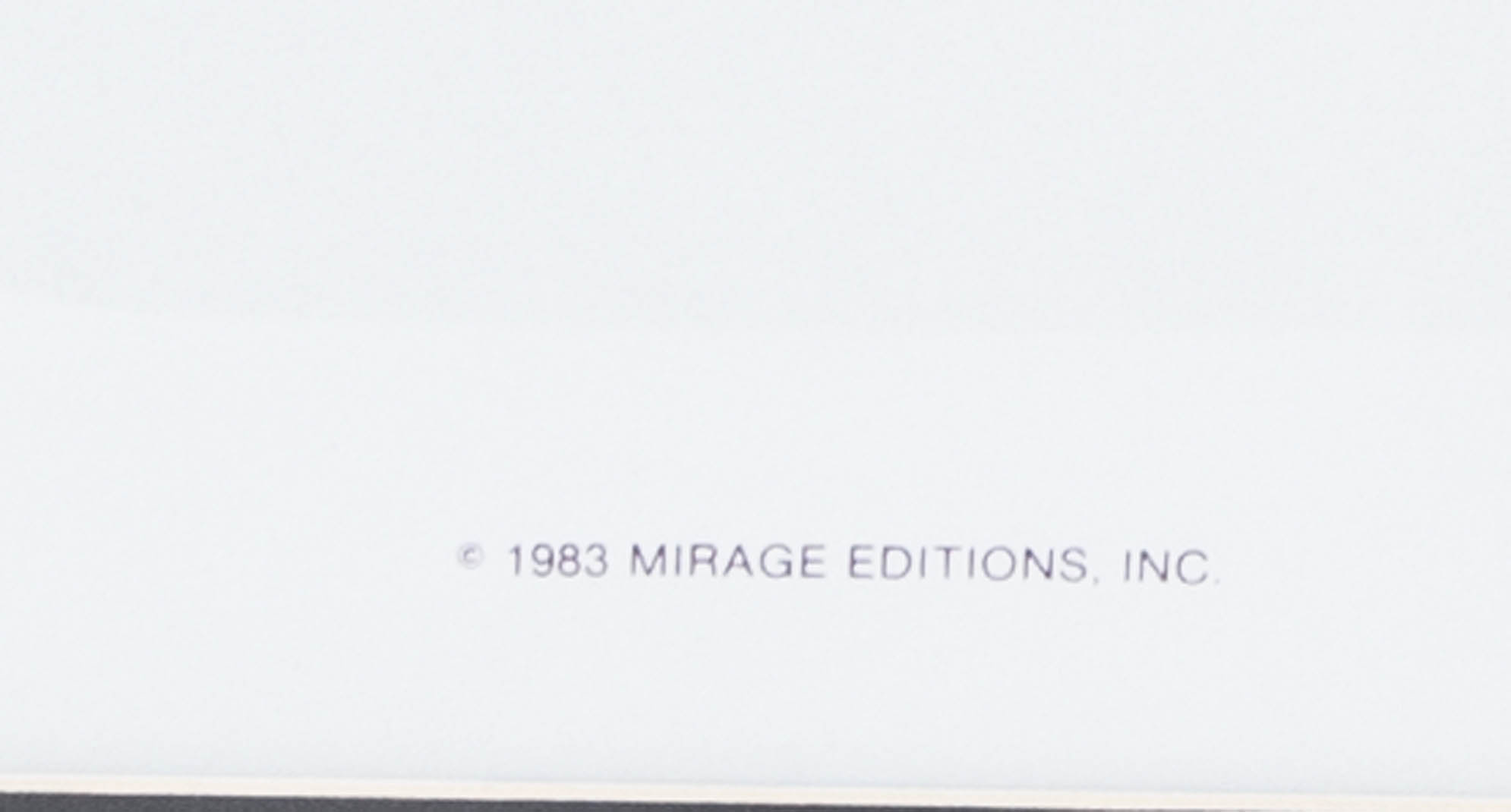 Patrick Nagel Framed Serigraph