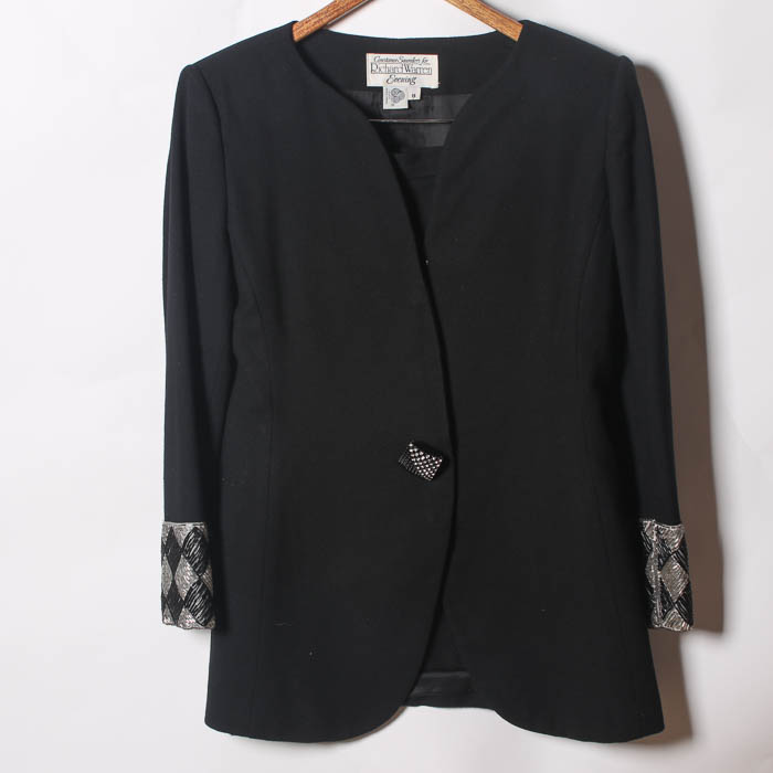 Vintage Wool Formal Skirt and Coat Set