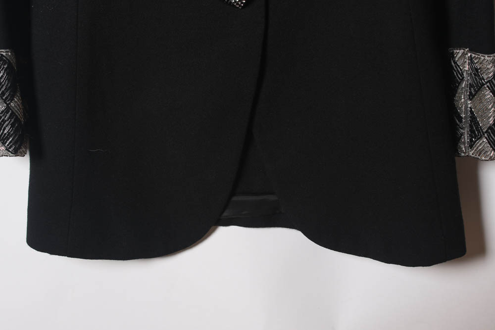 Vintage Wool Formal Skirt and Coat Set