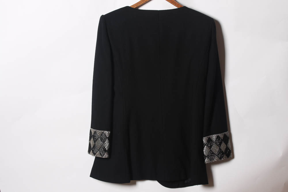 Vintage Wool Formal Skirt and Coat Set