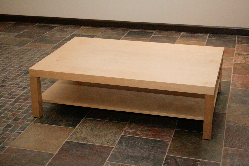 Blonde Finished IKEA Coffee Table