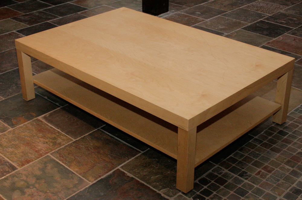 Blonde Finished IKEA Coffee Table