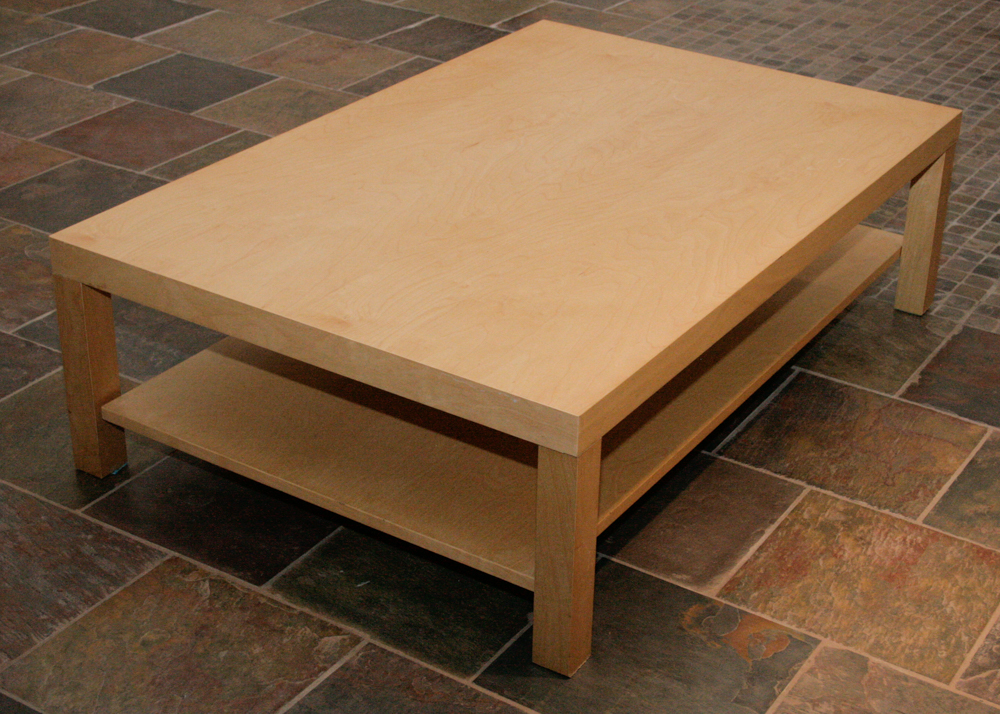 Blonde Finished IKEA Coffee Table