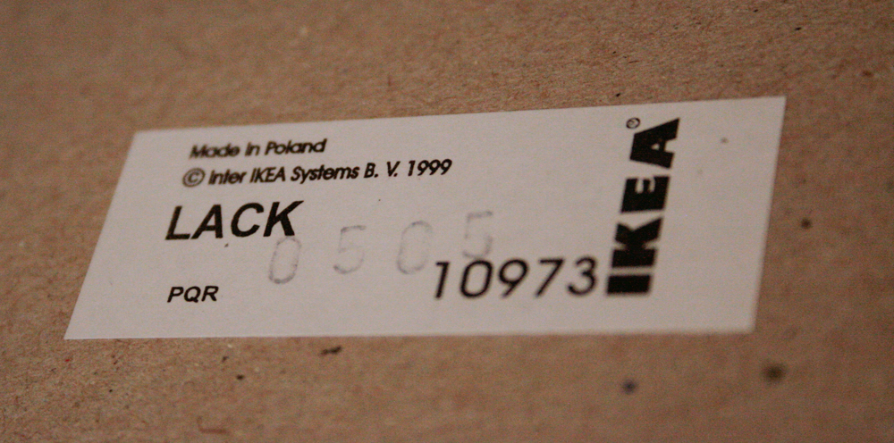 Blonde Finished IKEA Coffee Table