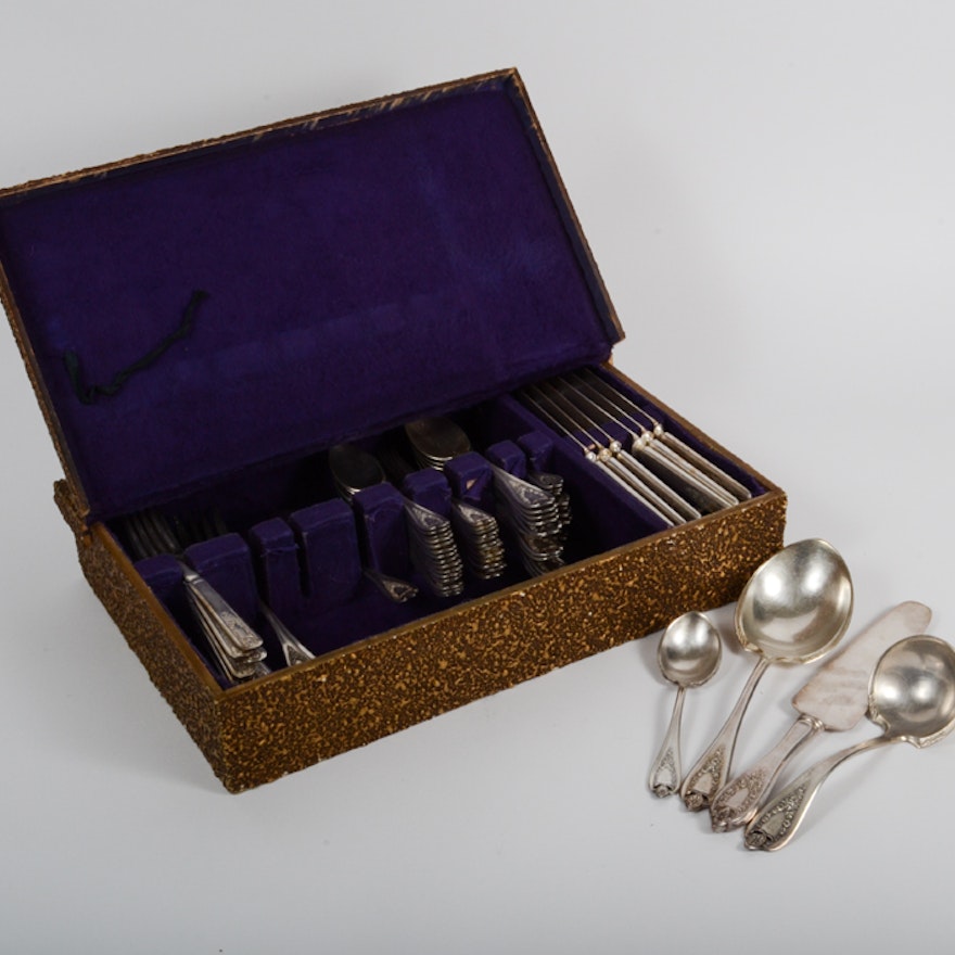 International Silver "Old Colony" Triple Silverplated Utensil Collection