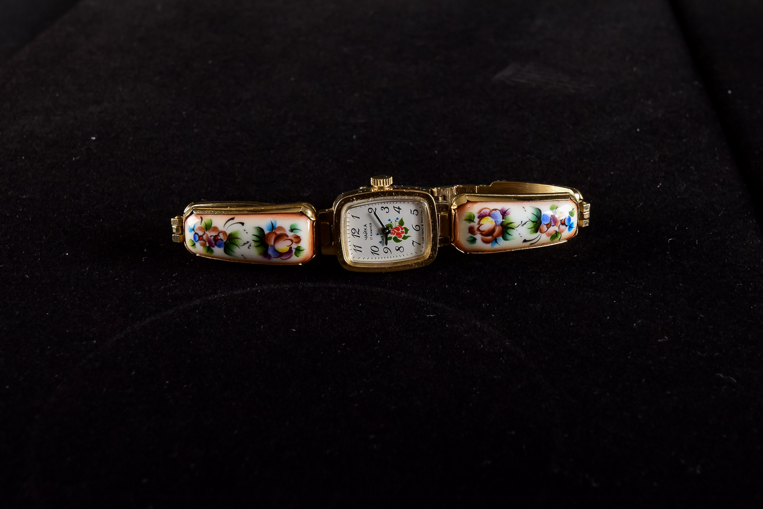 Vintage Enameled Russian Watch