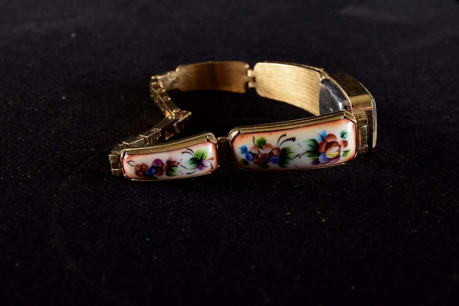 Vintage Enameled Russian Watch