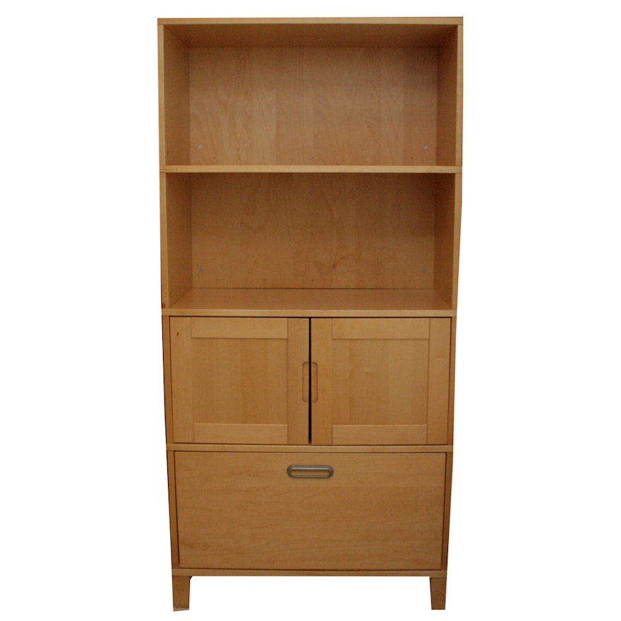 IKEA "Effektiv" Contemporary Shelf and Cabinet