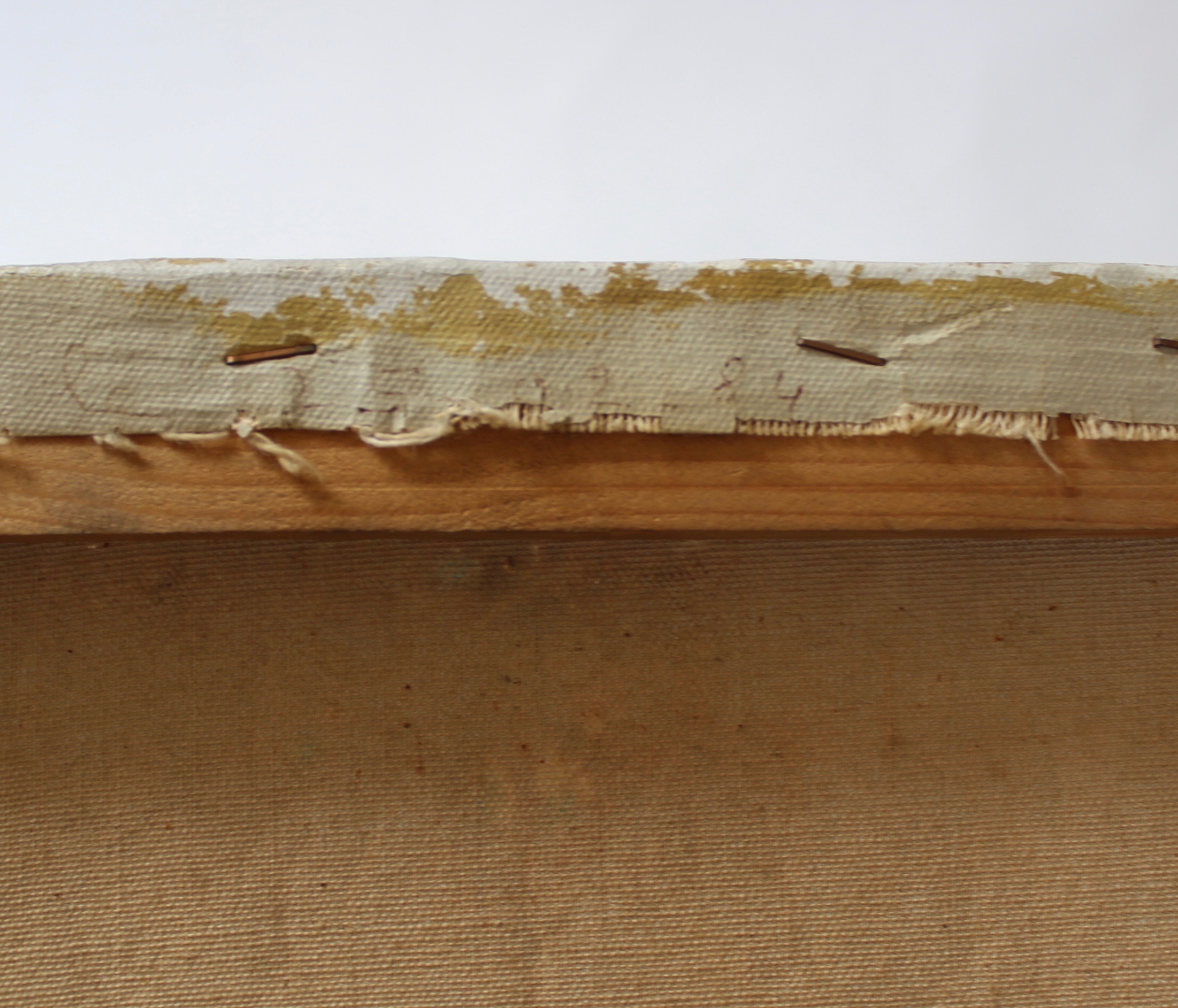 Duet of Vintage Floral Original Art Paintings