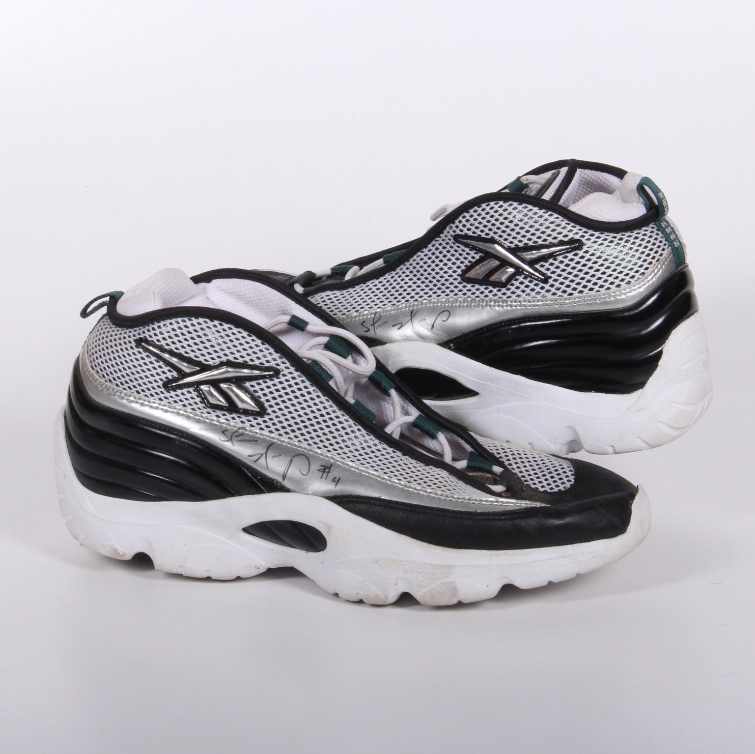 Autographed Shawn Kemp Game-Worn Shoes