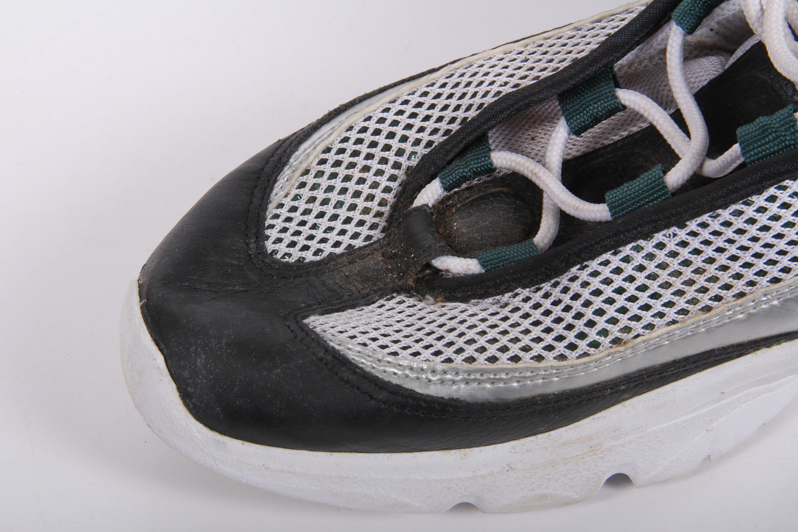 Autographed Shawn Kemp Game-Worn Shoes