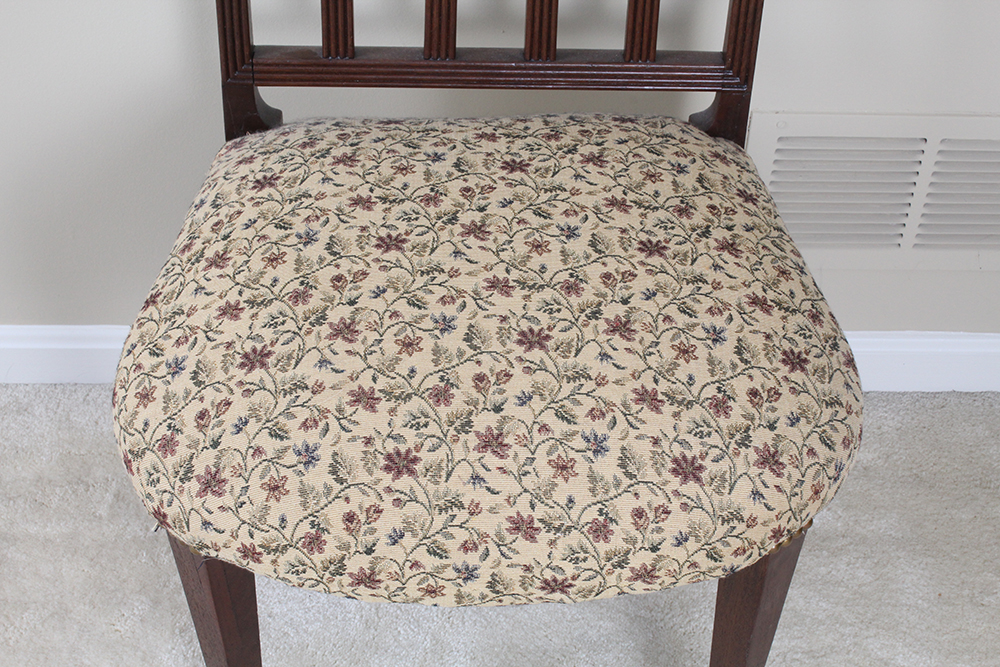 Antique Sheraton Style Walnut Side Chair