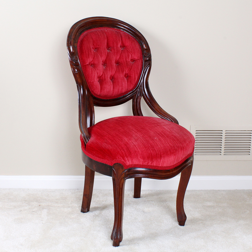 Victorian Rosewood Parlor Chair