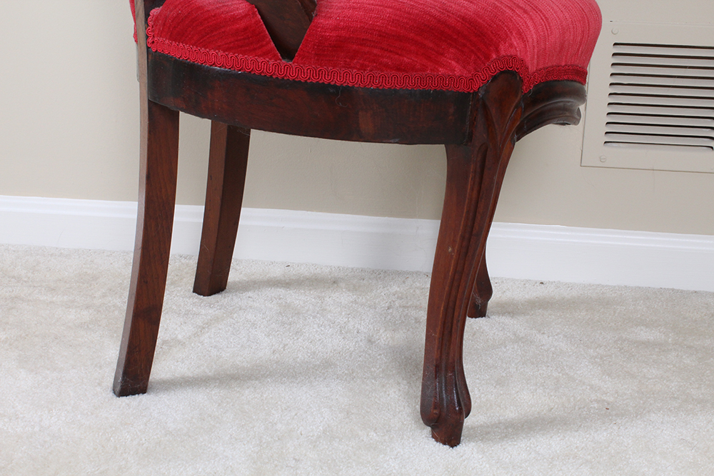 Victorian Rosewood Parlor Chair