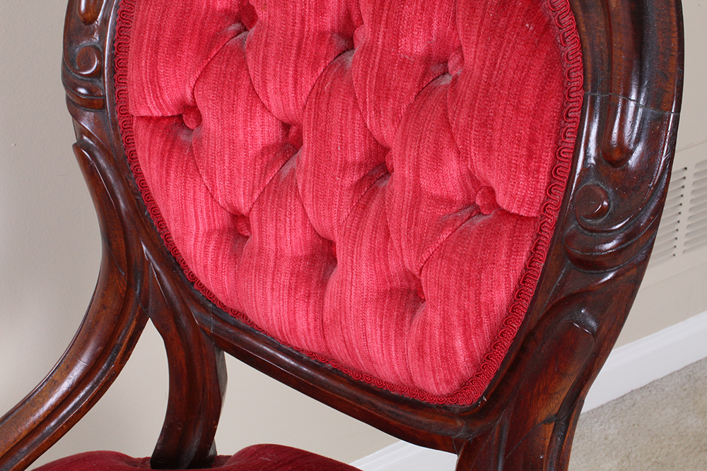 Victorian Rosewood Parlor Chair