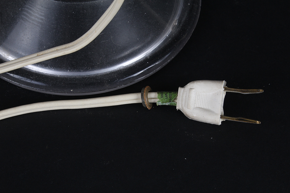 Clear Glass Hurricane Table Lamps