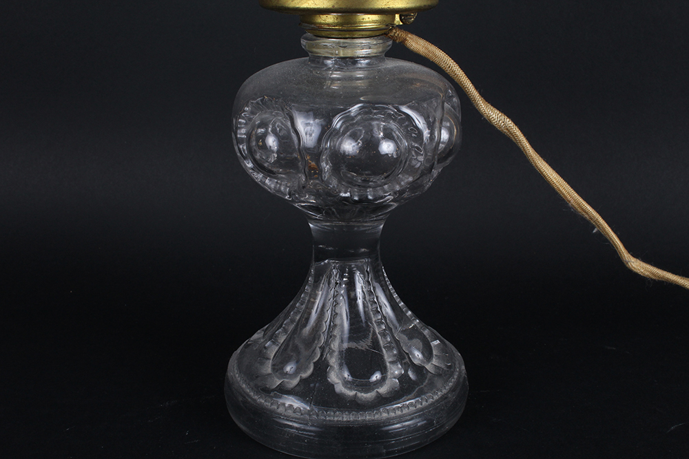 Clear Glass Hurricane Table Lamps