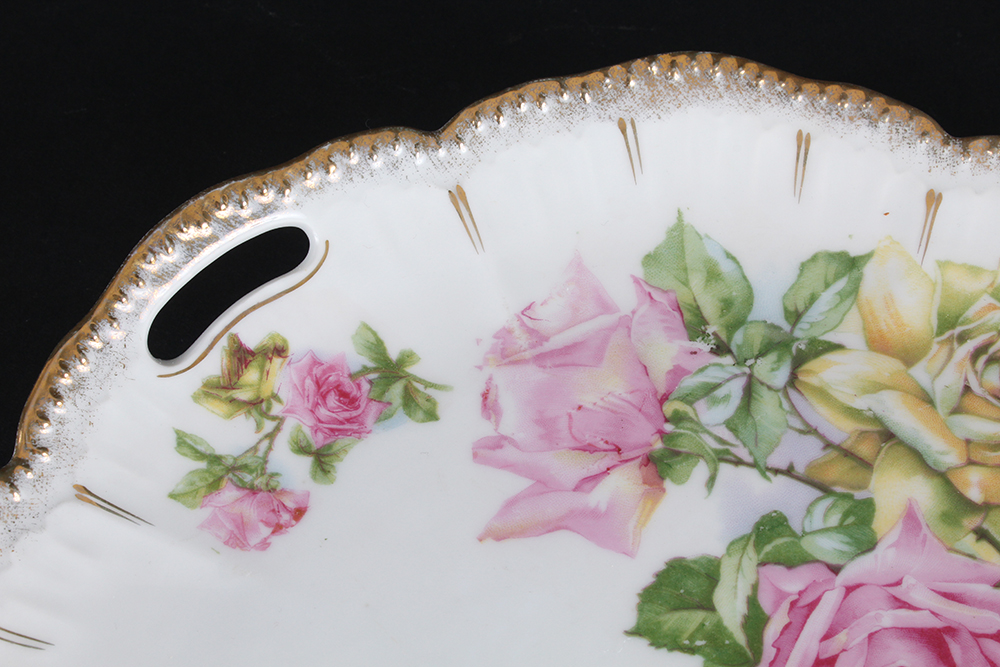Double-Handled China Bowls and Platters