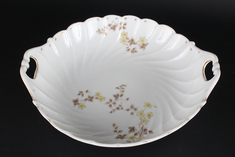 Double-Handled China Bowls and Platters
