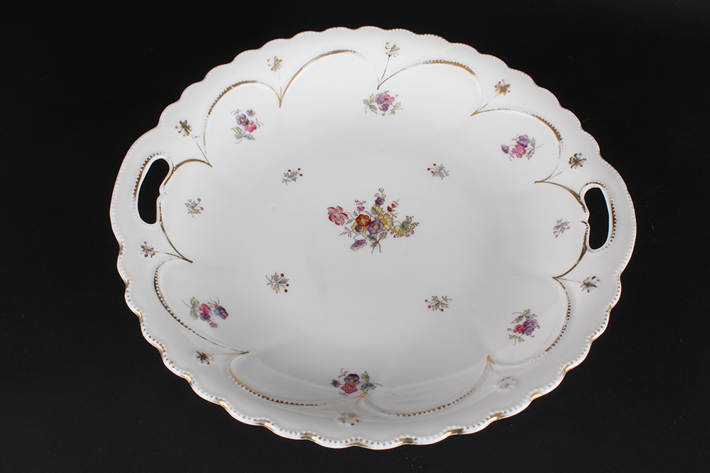 Double-Handled China Bowls and Platters