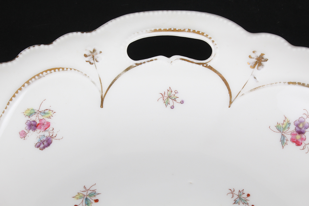 Double-Handled China Bowls and Platters