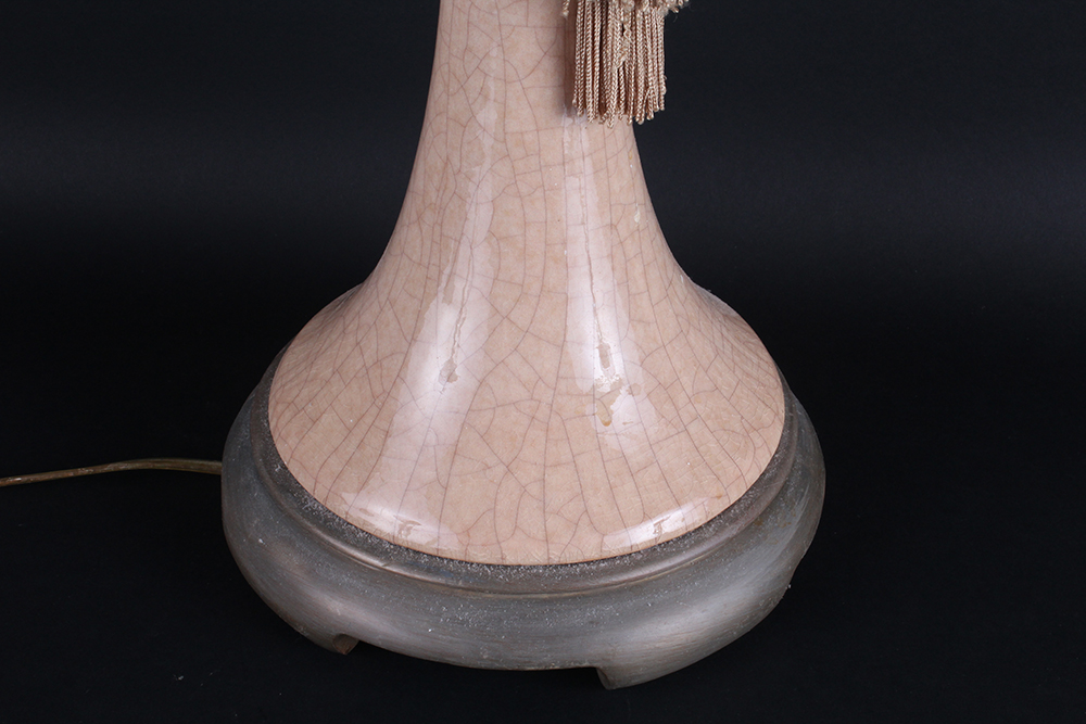 Ceramic Table Lamp with Upturned Shade