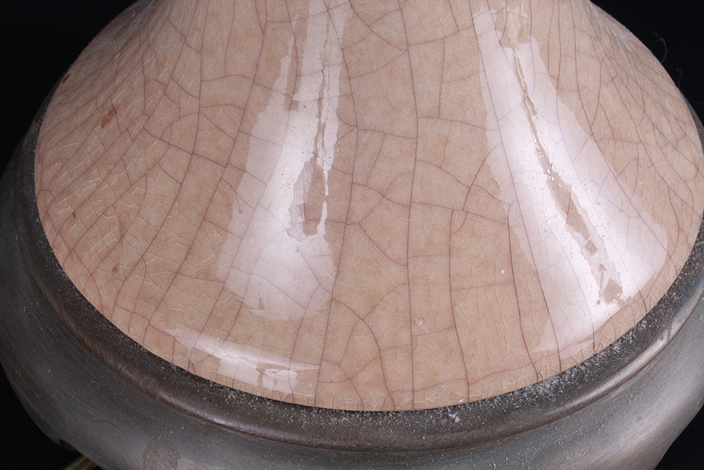 Ceramic Table Lamp with Upturned Shade