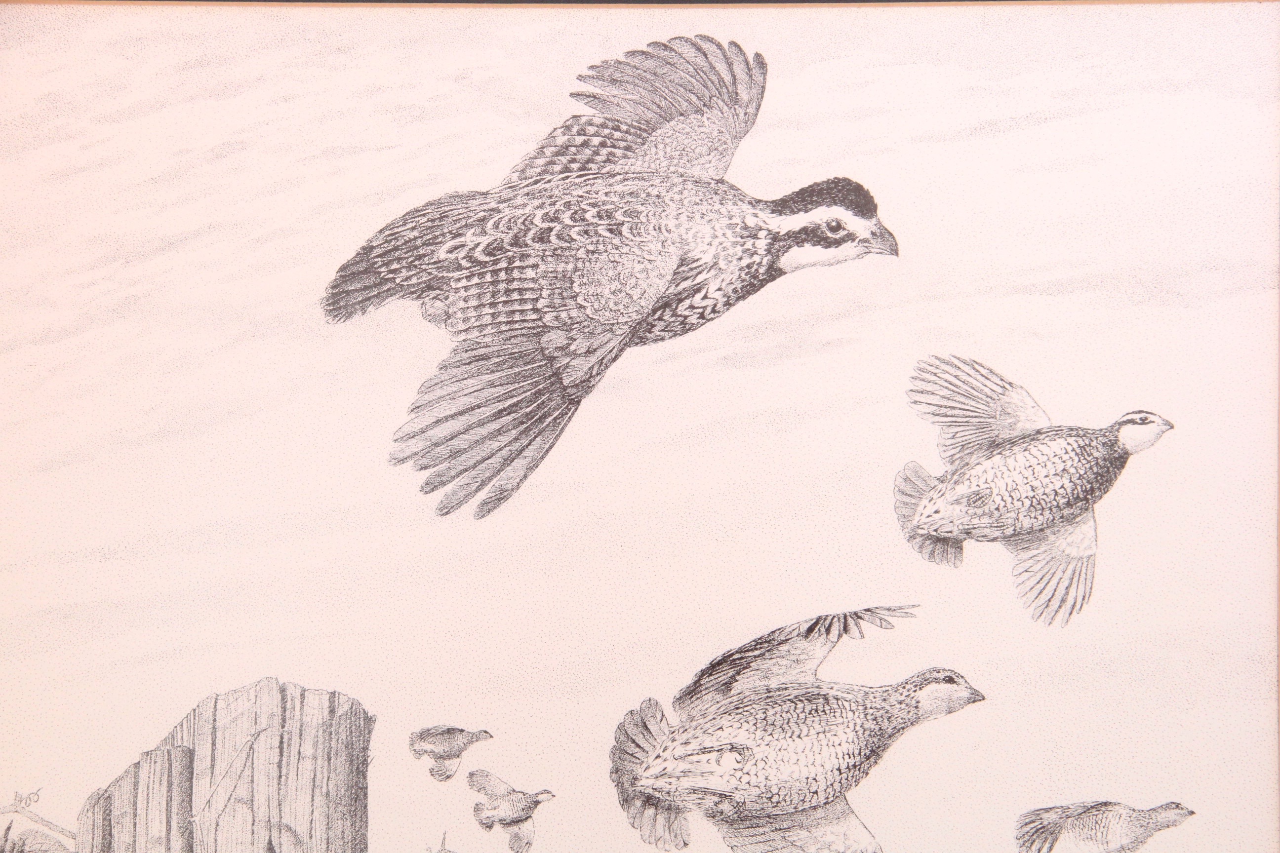 Four Framed Vintage 1960s Prints After Charles Beckendorf