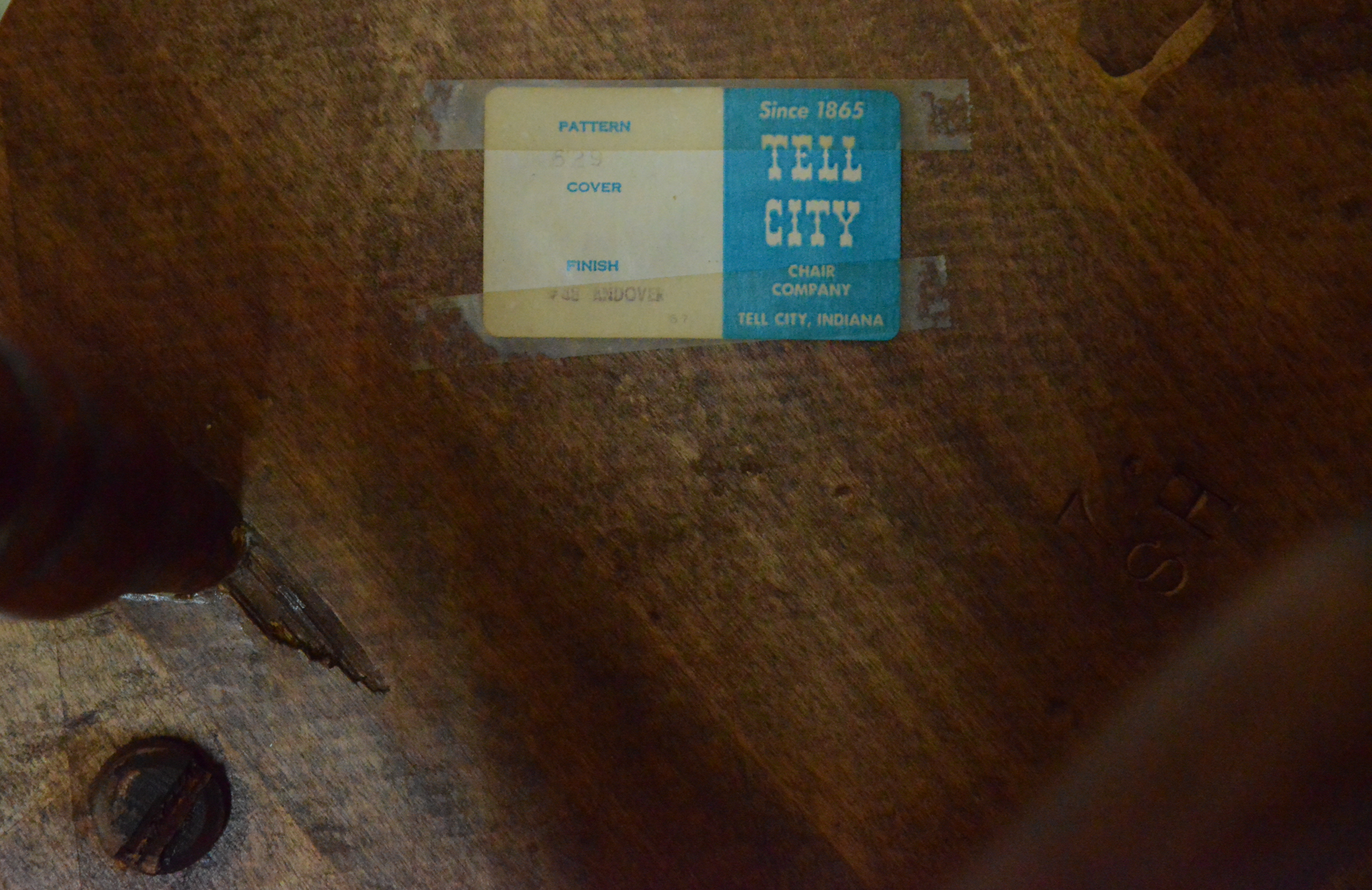 Vintage Tell City "Andover" Rock Maple Rocking Chair