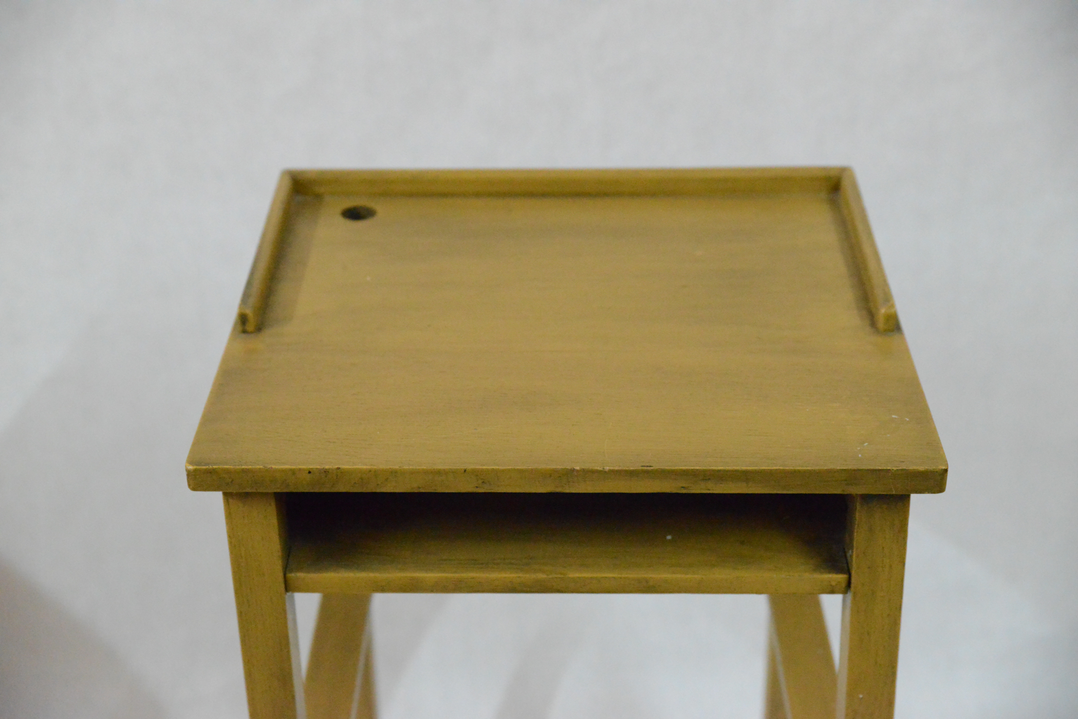 Vintage Oak Telephone Stand