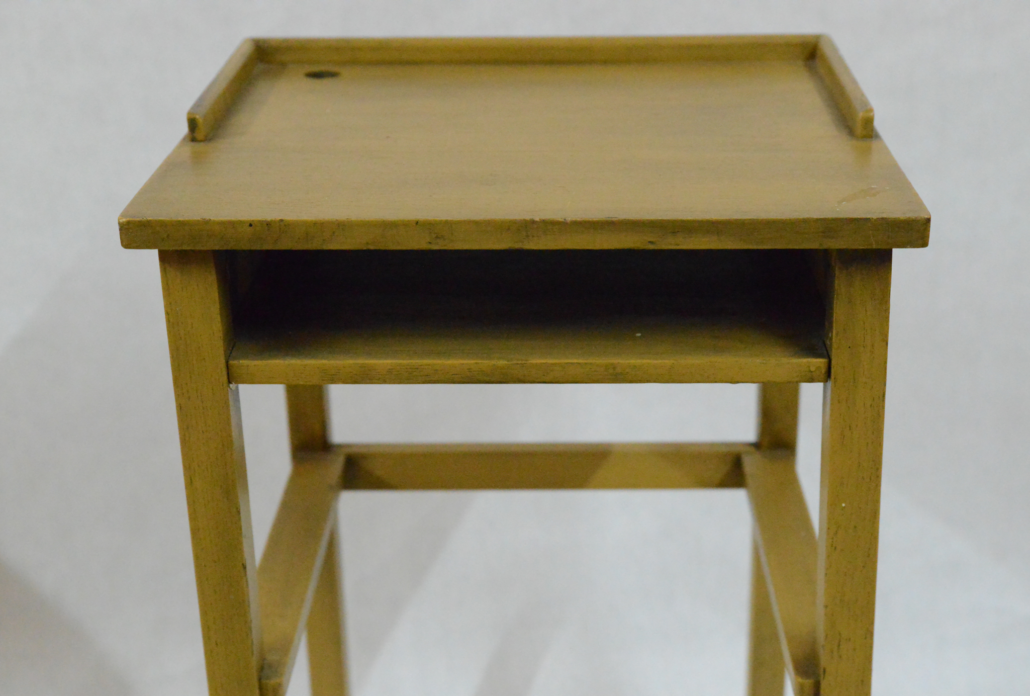 Vintage Oak Telephone Stand