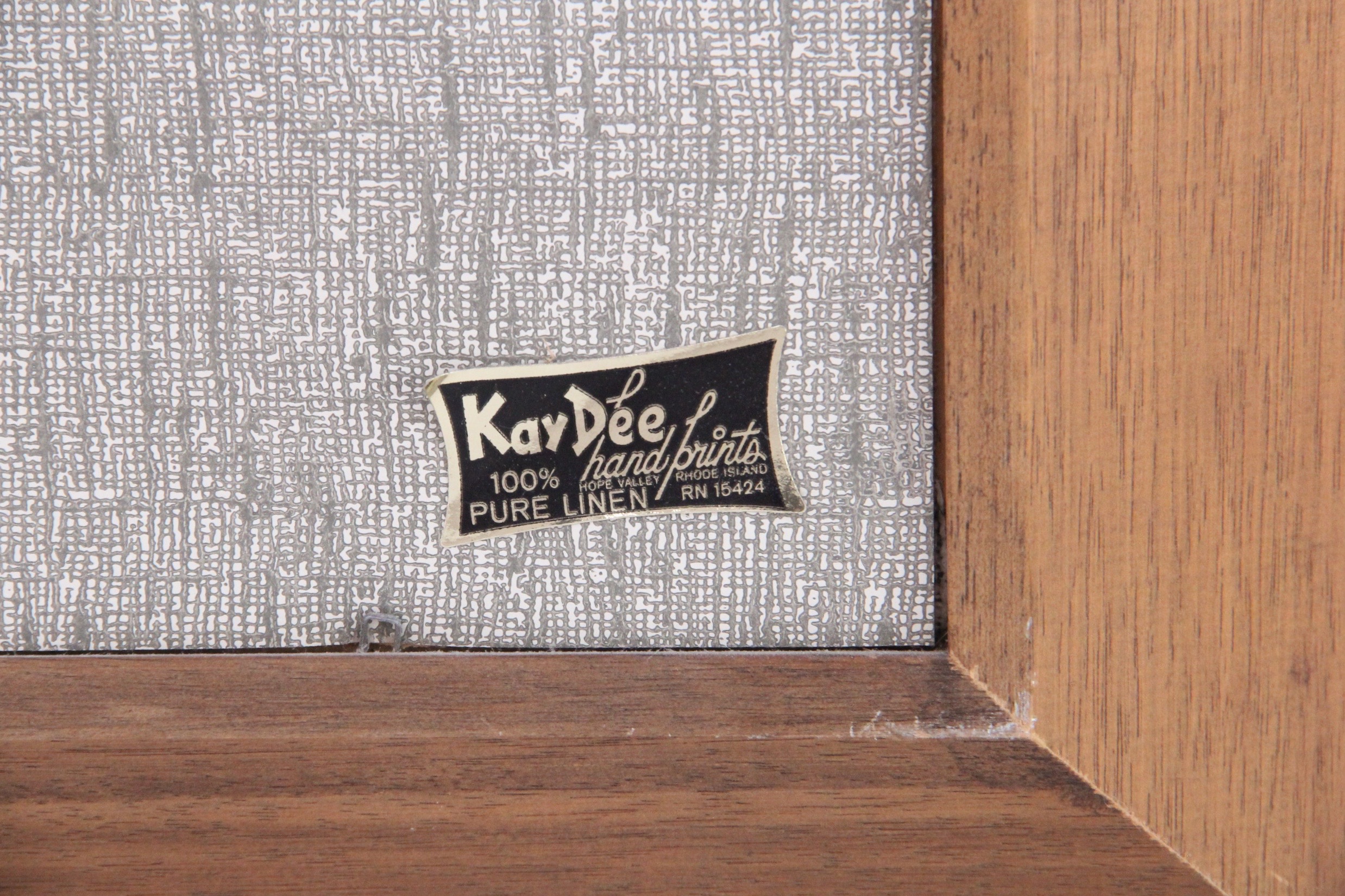 Pair of Landscapes in Wood Frames, Featuring Original Linen Painting by R. Batchelder