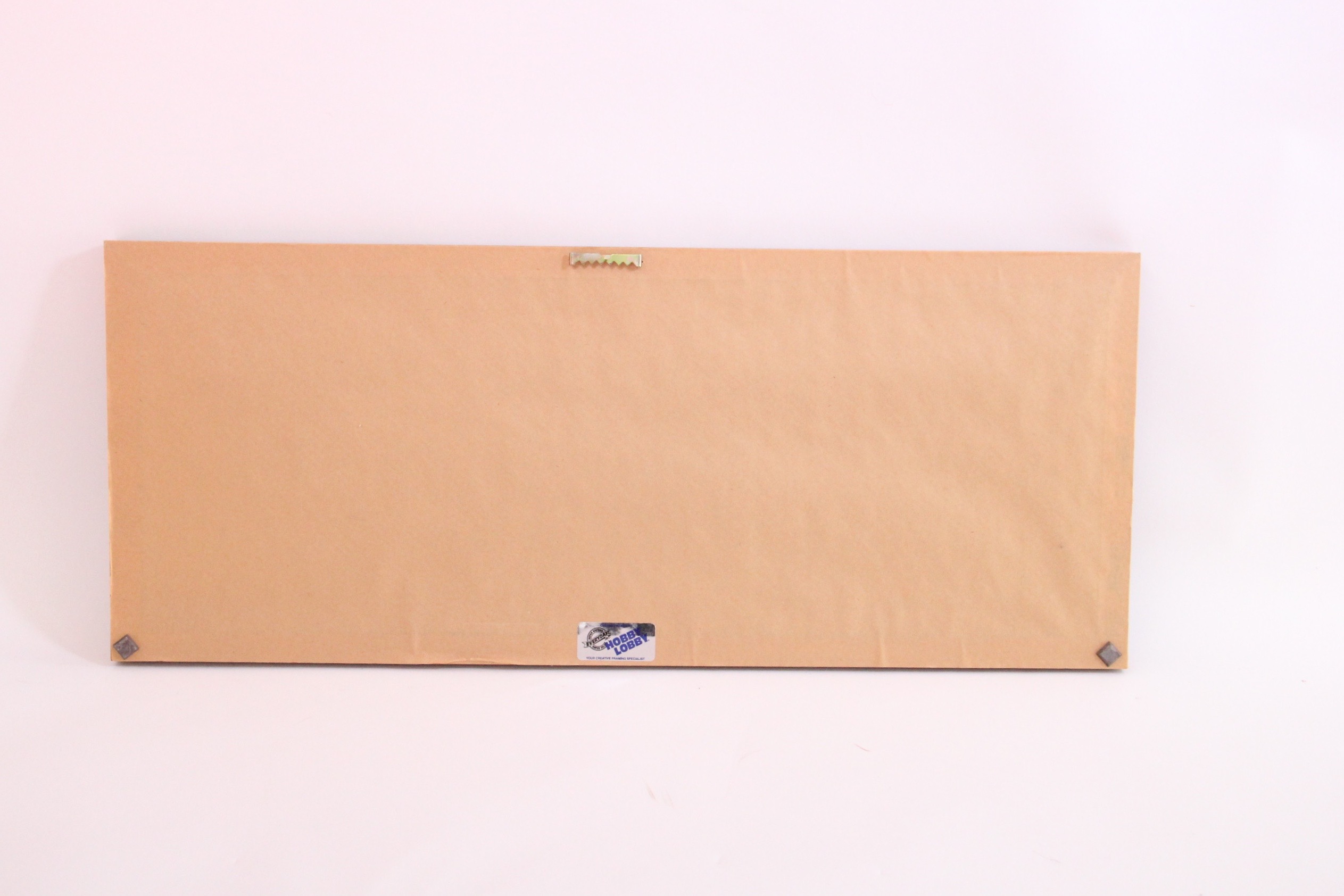 Pair of Landscapes in Wood Frames, Featuring Original Linen Painting by R. Batchelder