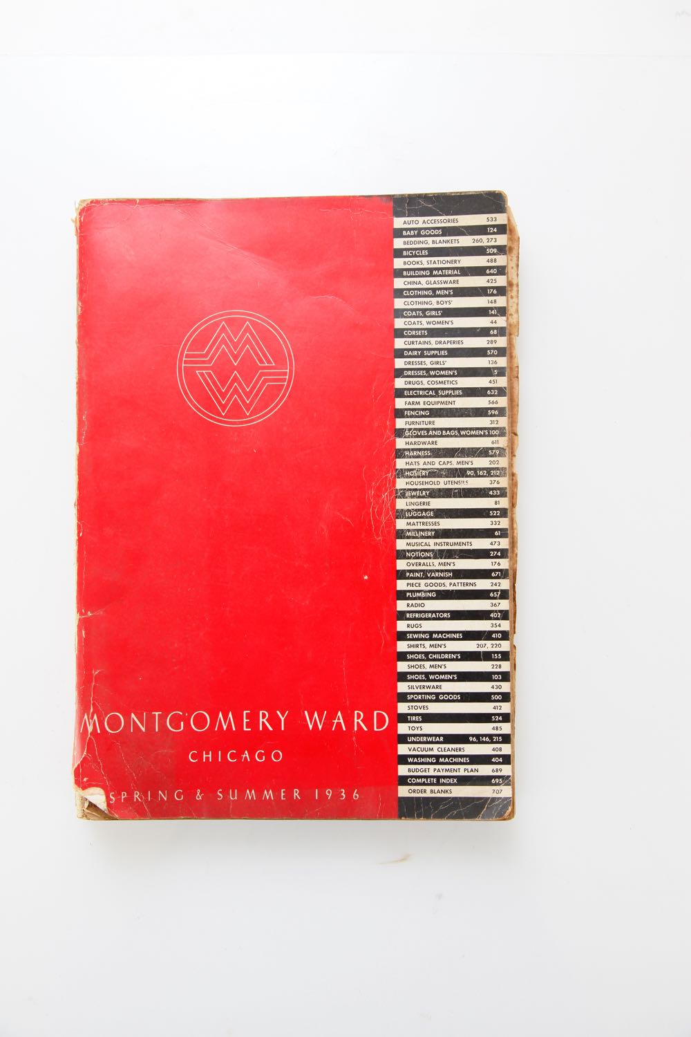 Vintage Montgomery Ward Catalogue