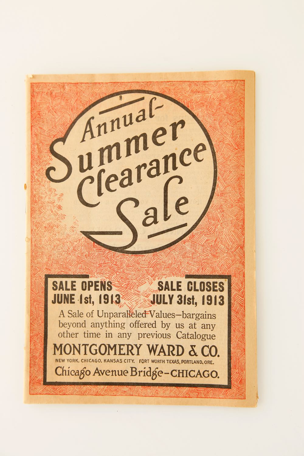 Vintage Montgomery Ward Catalogue